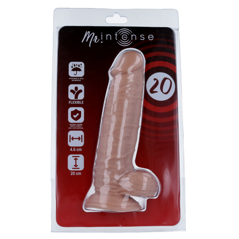 MR INTENSE - 20 REALISTIC COCK 20 CM -O- 4.6 CM - Afbeelding 2