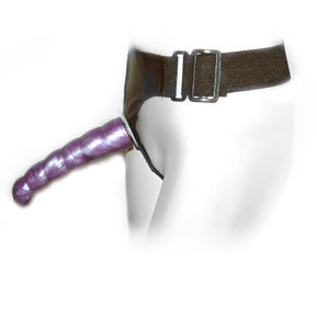 BAILE - LILAC FEMALE ANAL AND VAGINAL HARNESS GPOINT 17 CM - Afbeelding 7