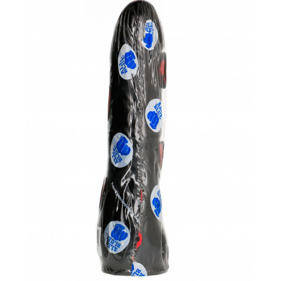 ALL BLACK - DILDO BLACK REALISTIC 20 CM - Afbeelding 2