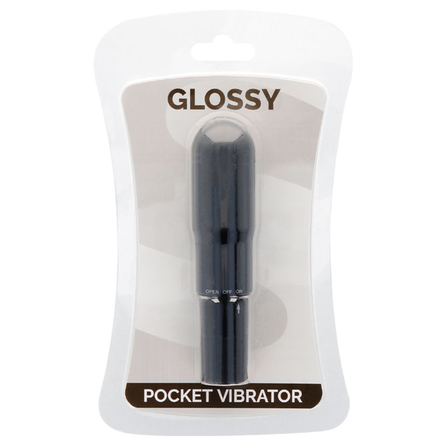 GLOSSY - POCKET VIBRATOR BLACK - Afbeelding 2