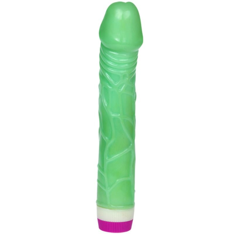 BAILE - WAVES OF PLEASURE VIBRATOR 23 CM GREEN - Afbeelding 2