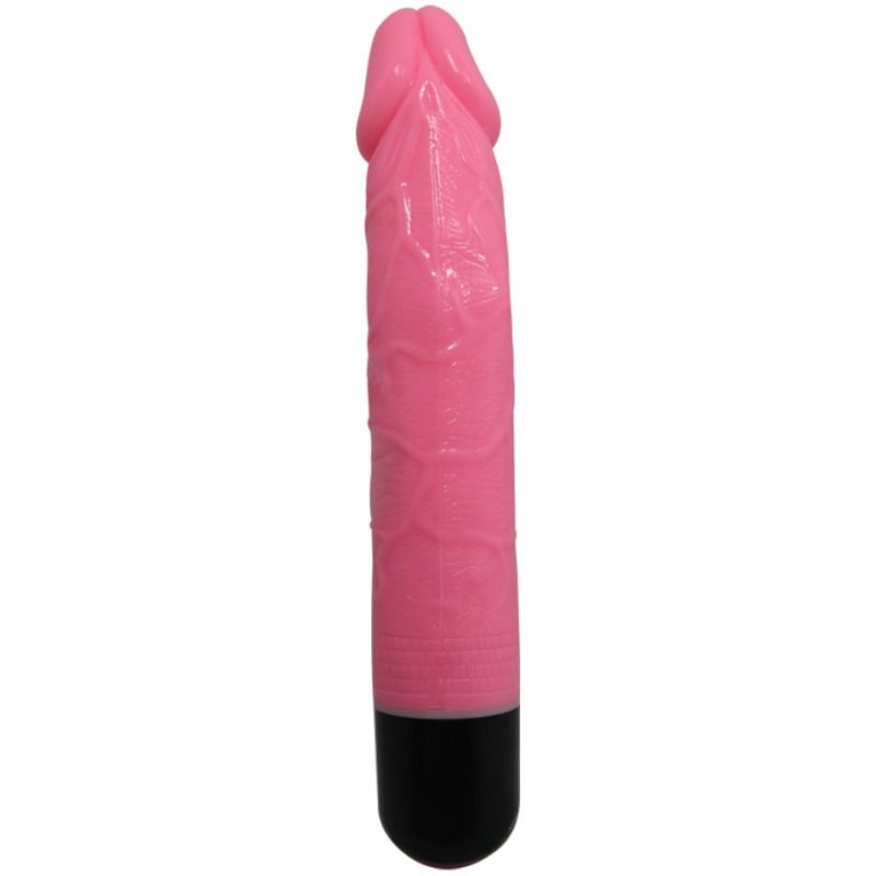 BAILE - COLORFUL SEX REALISTIC VIBRATOR PINK 23 CM - Afbeelding 4