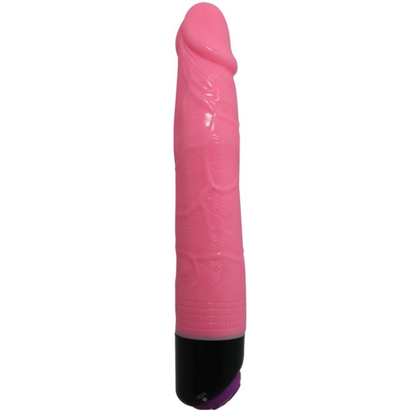 BAILE - COLORFUL SEX REALISTIC VIBRATOR PINK 23 CM - Afbeelding 2