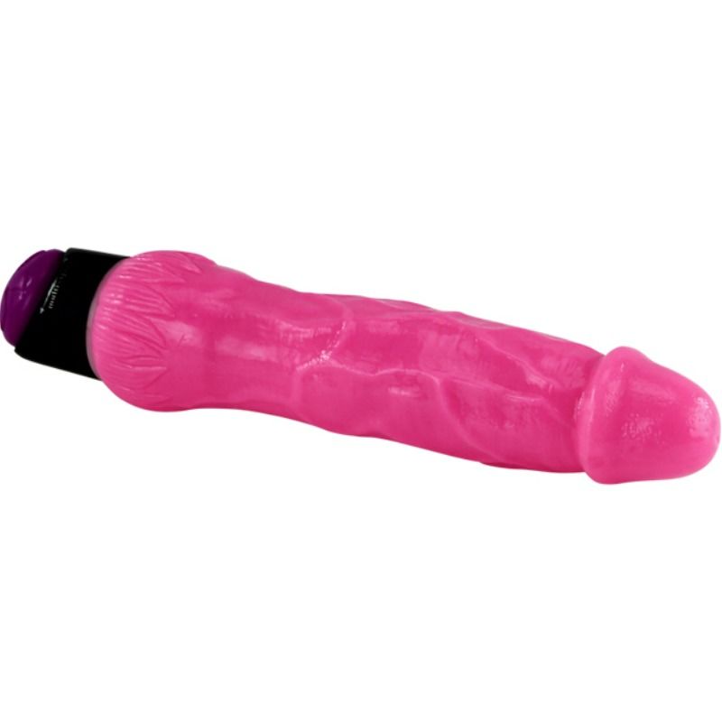 BAILE - COLORFUL SEX REALISTIC VIBRATOR PINK 24 CM - Afbeelding 7