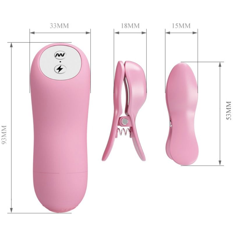 BAILE - ROMANTIC WAVE TWEEZERS WITH VIBRATION AND ELECTROSHOCK - Afbeelding 6