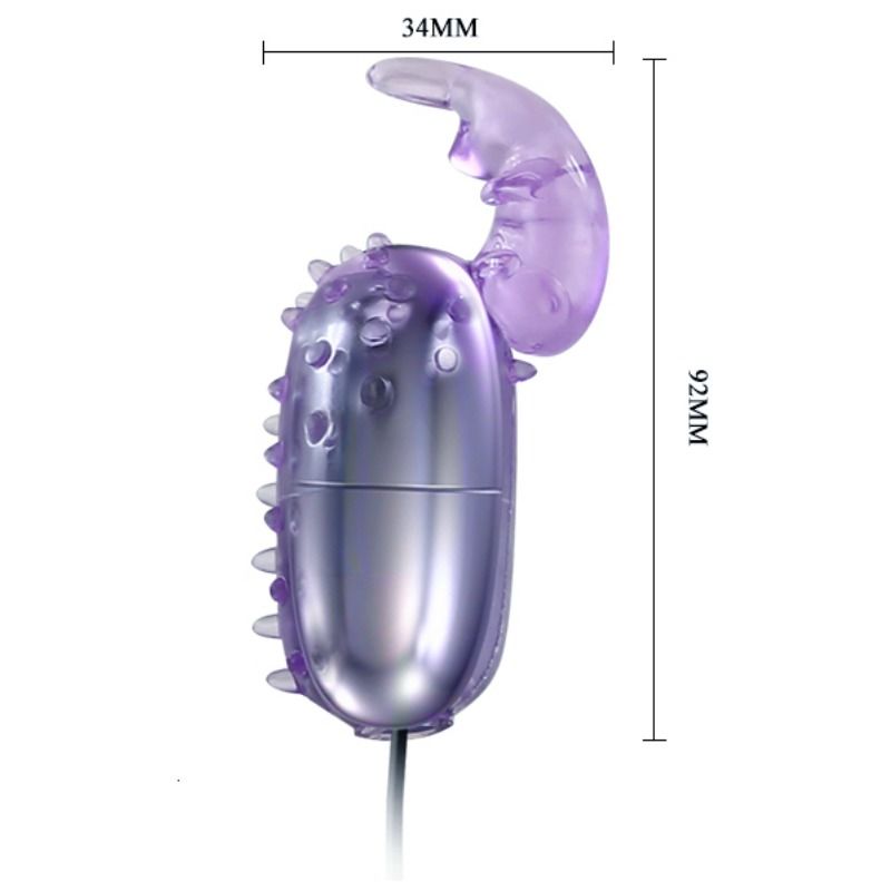 BAILE - SUPER VIBRATOR VIBRATING EGG WITH STIMULATOR - Afbeelding 3