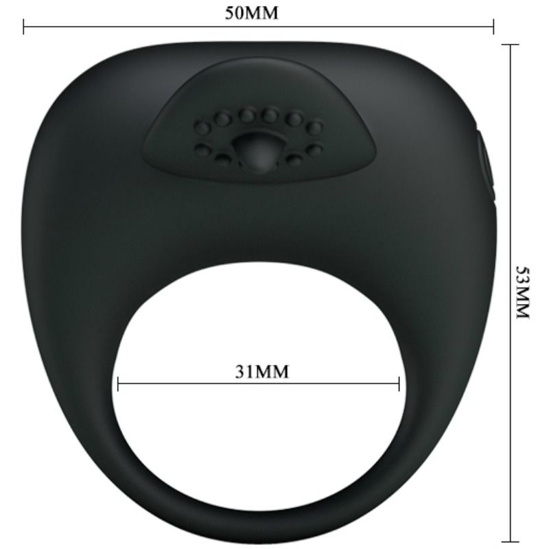 PRETTY LOVE - VIBRATING RING WITH TONGUE - Afbeelding 2