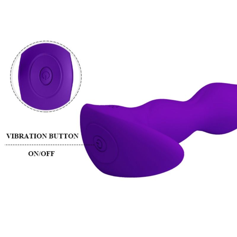 PRETTY LOVE - ANAL MASSAGER 12 LILAC VIBRATION MODES - Afbeelding 4