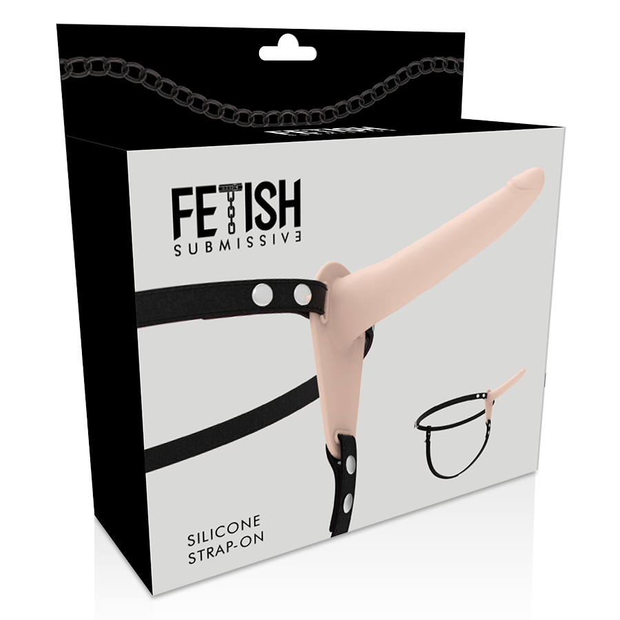 FETISH SUBMISSIVE HARNESS - FLESH SILICONE 15 CM - Afbeelding 3