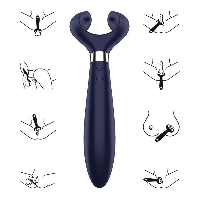 SATISFYER - ENDLESS FUN MULTI VIBRATOR 3 BLUE - Afbeelding 3