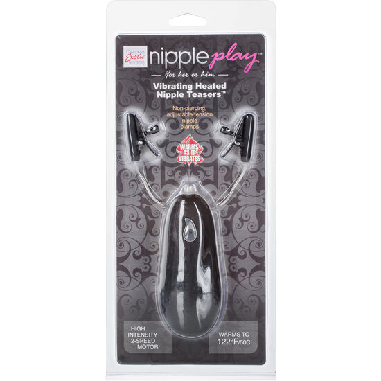CALEXOTICS - VIBR HEATED NIPPLE TEASERS BLACK - Afbeelding 3