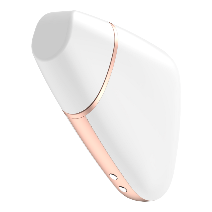 SATISFYER - LOVE TRIANGLE AIR PULSE STIMULATOR & VIBRATOR WHITE - Afbeelding 4