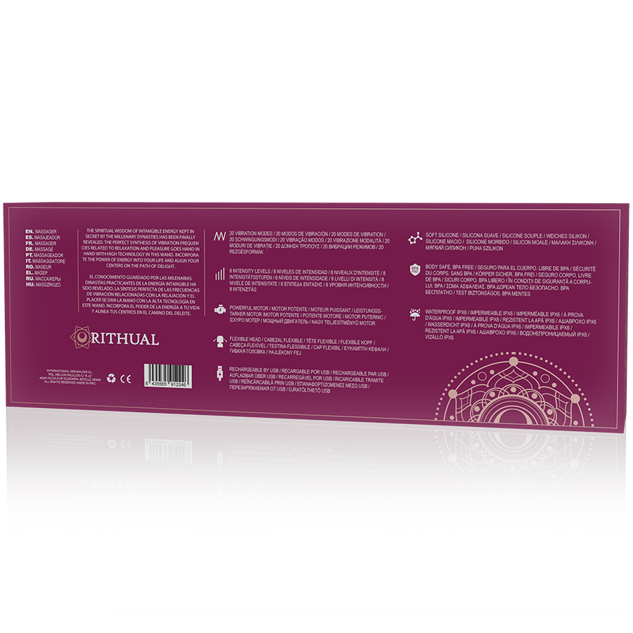 RITHUAL - POWERFUL RECHARGEABLE AKASHA WAND 2.0 ORCHID - Afbeelding 5