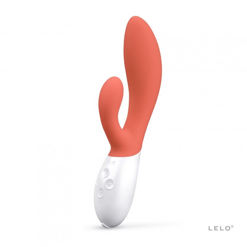 Clitoris & g-spot vibrator – Lelo Ina 3 Luxury Coral – oplaadbaar, siliconen