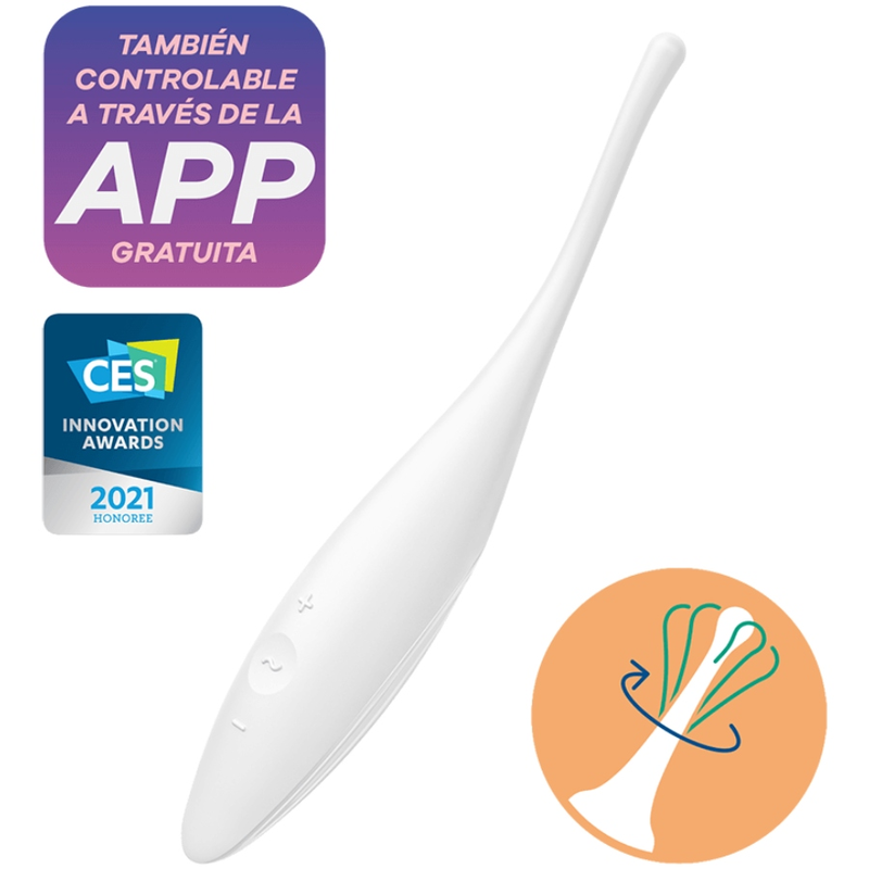 Clitoris vibrator – SATISFYER – oplaadbaar, waterdicht
