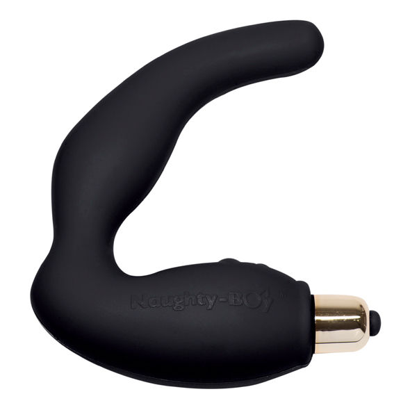 Anale toy voor mannen – Rocks-off - Naughty-boy Male G-spot Massager 7 V Zwart – waterdicht, siliconen