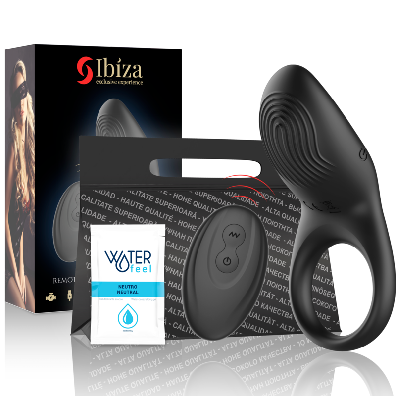 Vibrerende cockring – Ibiza - Full Contact Remote Control Vibrating – oplaadbaar, waterdicht