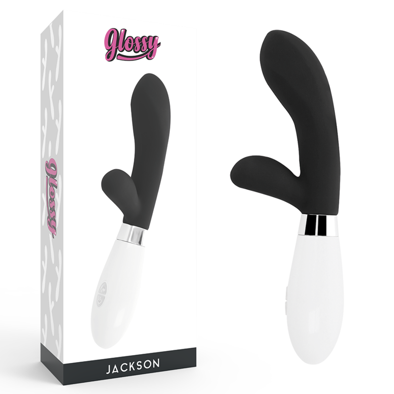 Rabbit Vibrator – Glossy Jackson – Zwart