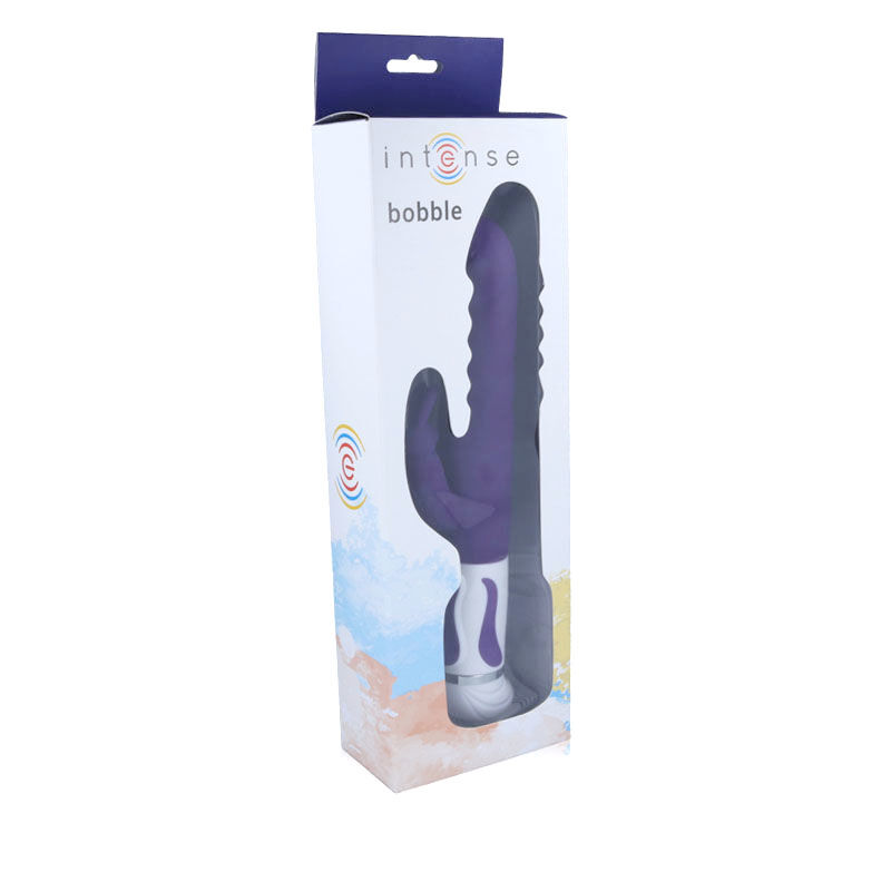 Clitoris & g-spot vibrator – Intense Bobble Rotator Lila Silicone - Afbeelding 5
