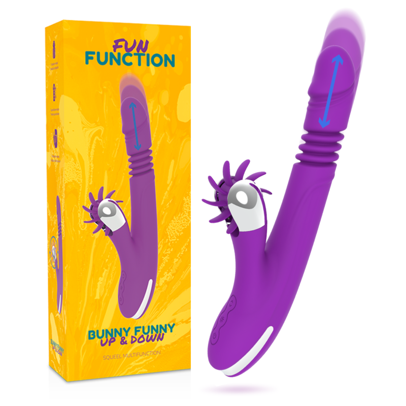 Clitoris & g-spot vibrator – FUN FUNCTION - BUNNY FUNNY UP DOWN 2.0