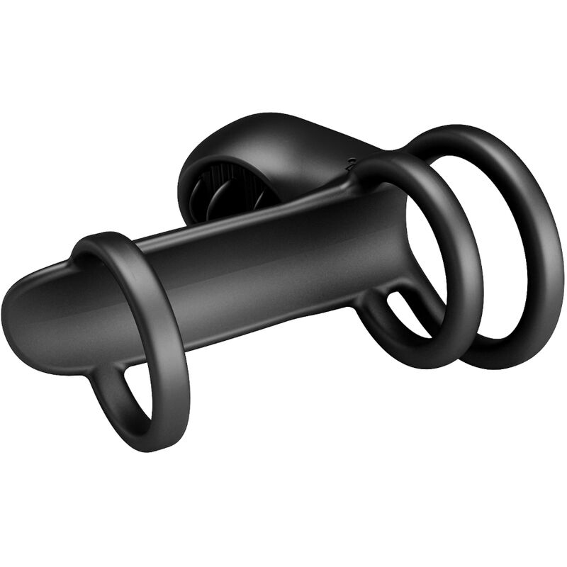 Vibrerende cockring – PRETTY LOVE - JAMMY PENIS SHEATH 12 VIBRATIONS WITH Oplaadbaar Siliconen TONGUE