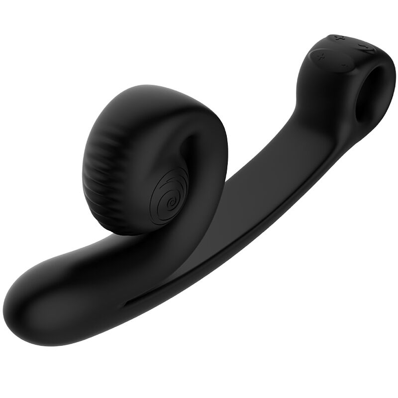 G-spot vibrator – SNAIL VIBE CURVE VIBRATOR BLACK – oplaadbaar, waterdicht