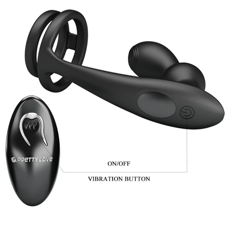 Cockring – Vibrator Pretty Love Marshall Ring With Vibratory With Remote Control - Afbeelding 5