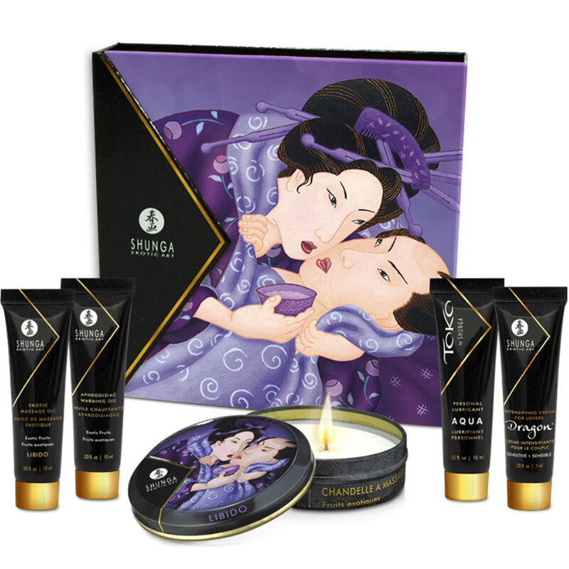 Massage set – Shunga – Secret Geisha Exotisch Fruit – 10 ml