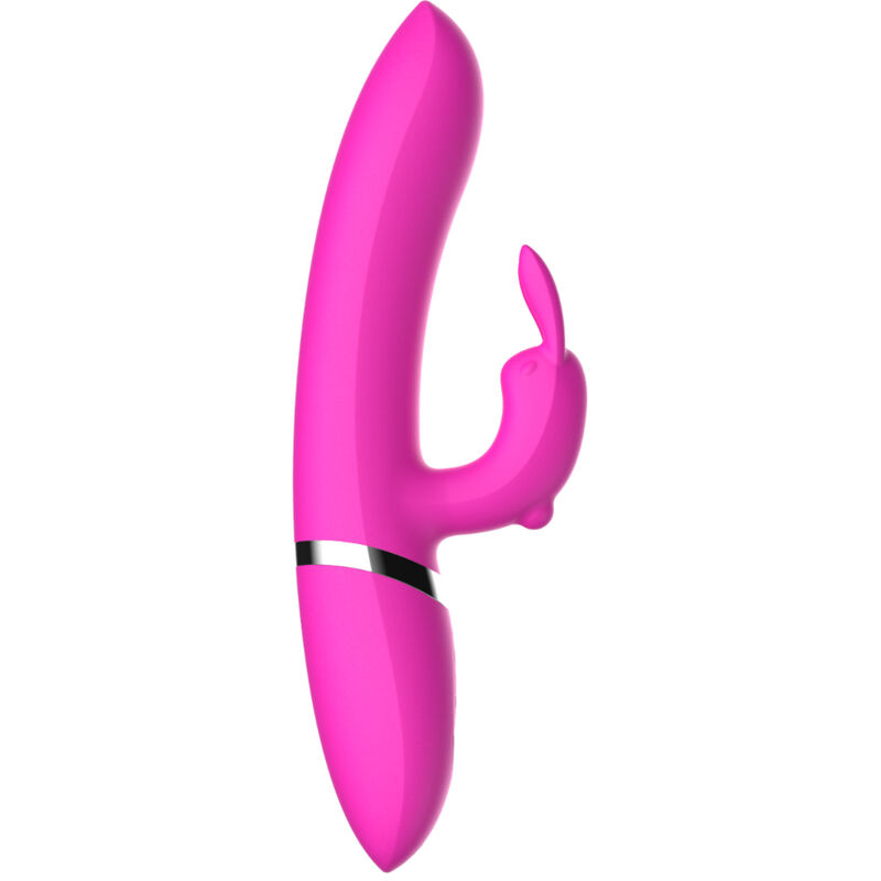 Clitoris & g-spot vibrator – ARMONY - AVA VIBRATOR RABBIT FUCHSIA – – 21.9 cm, oplaadbaar - Afbeelding 3