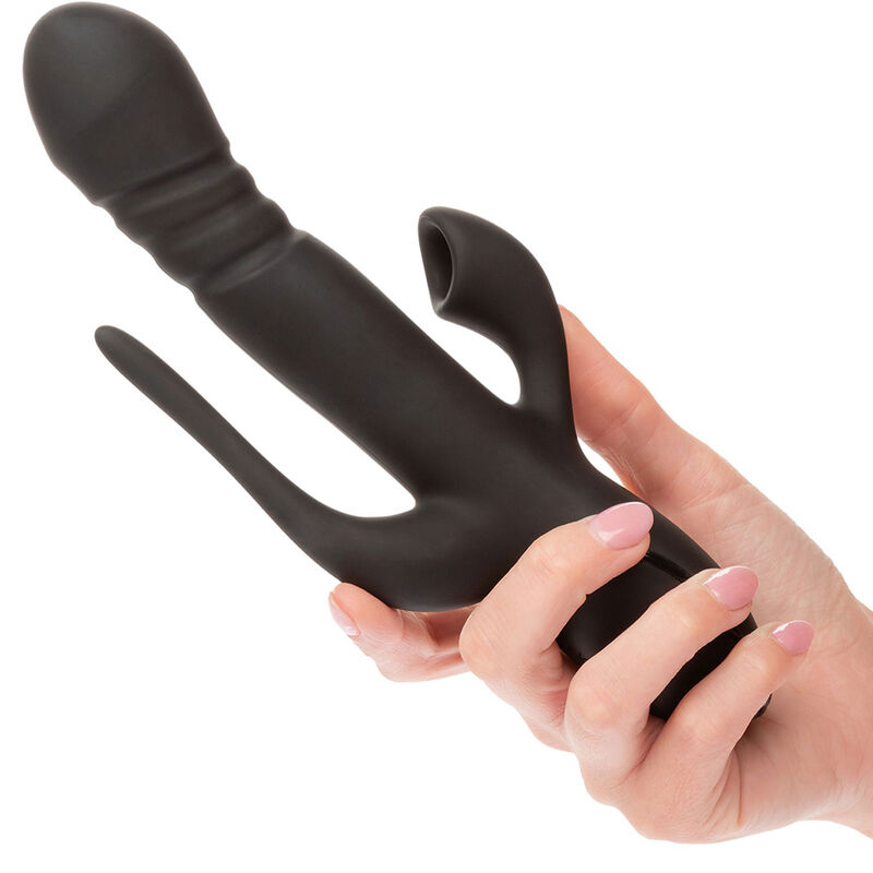 Clitoris & g-spot vibrator – CalExotics III Triple Euphoria – zwart