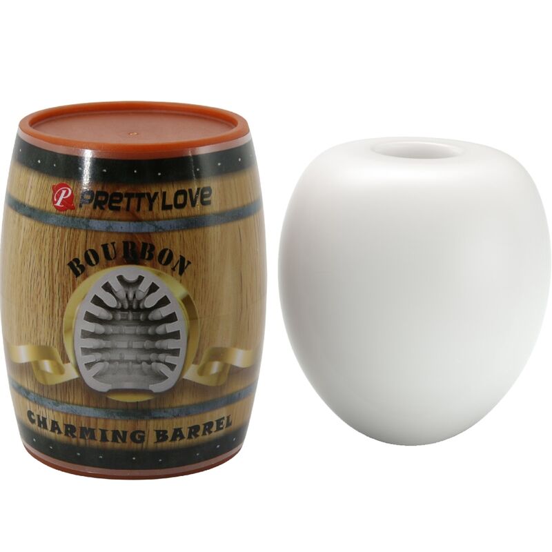 Masturbator voor mannen – Pretty Love - Male Masturbator Egg Wit Model 2 – waterdicht