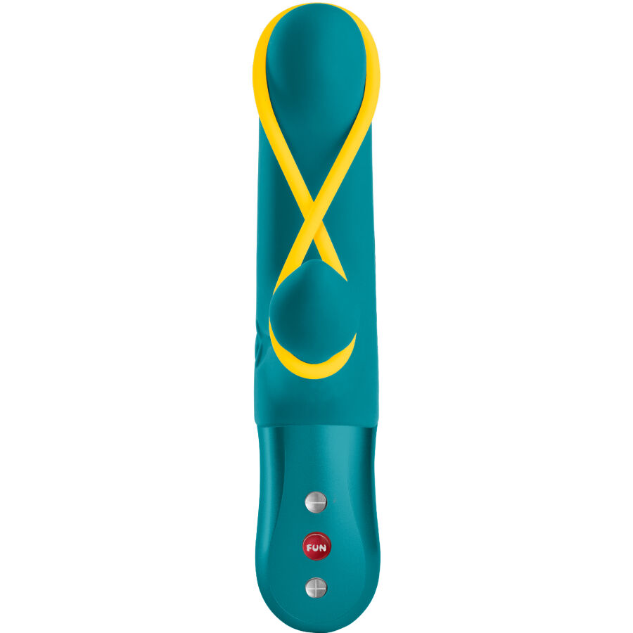 Clitoris & g-spot vibrator – FUN FACTORY AMORINO RABBIT VIBRATOR AQUAMARINE – oplaadbaar, waterdicht – oplaadbaar, waterdicht - Afbeelding 3