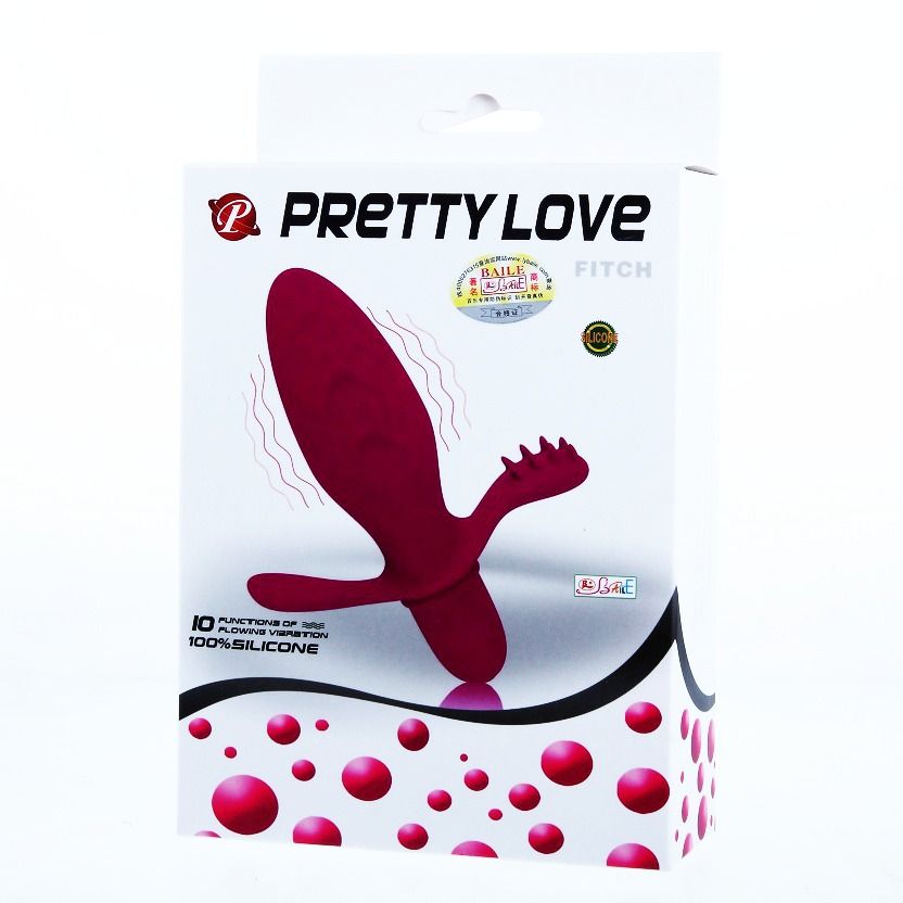 Mini Vibrator – Pretty Love Flirtation Fitch – Batterijen, Siliconen