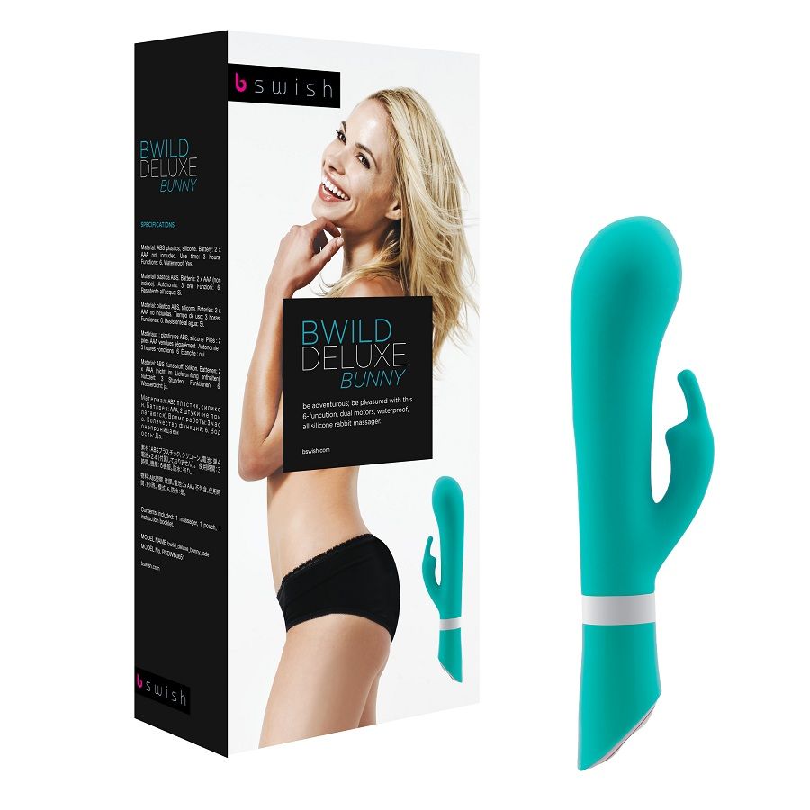 Rabbit vibrator – B Swish Bwild Deluxe Bunny Jade