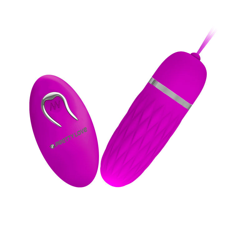 Afstandsbediening vibrator – PRETTY LOVE - FLIRTATION DAWN VIBRATING EGG – batterijen, siliconen