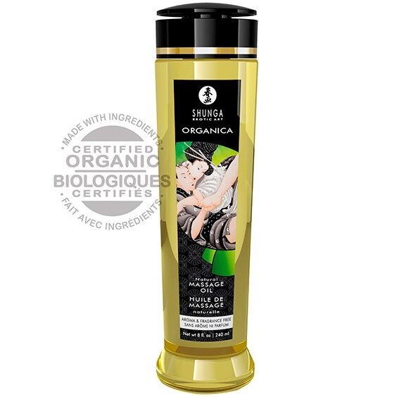 Massageolie – Shunga Natural Organic – 240 ml